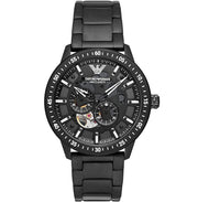 Emporio Armani Men’s Automatic Stainless Steel Black Dial 43mm Watch AR60054