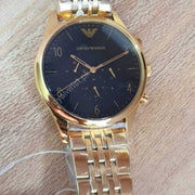 Emporio Armani Men’s Analogue Quartz Stainless Steel Black Dial 41mm Watch AR1893