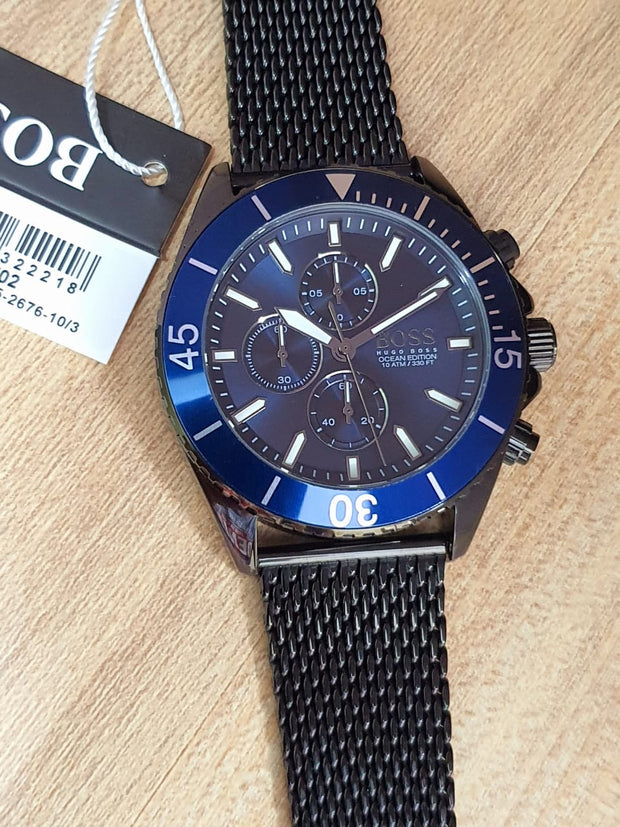 Hugo Boss Men’s Chronograph Quartz Stainless Steel Strap 48mm Watch 1513702