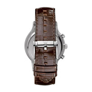 Emporio Armani Men’s AR2433 Dress Brown Leather Watch- NEW ORIGINAL