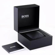 Hugo Boss Men’s Chronograph Quartz Stainless Steel Black Dial 48mm Watch 1513742