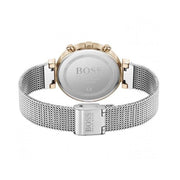 Hugo Boss Women’s Quartz Stainless Steel Silver Dial 36 Watch 1502551