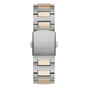 Guess Men’s Quartz Two Tone Stainless Steel Blue Dial 42mm Watch GW0572G4