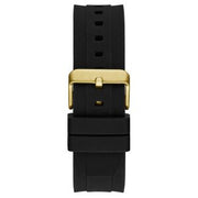 Guess Men’s Quartz Black Silicone Strap Black Dial 46mm Watch GW0583G2