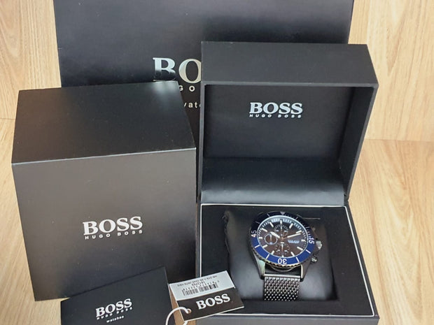 Hugo Boss Men’s Chronograph Quartz Stainless Steel Strap 48mm Watch 1513702
