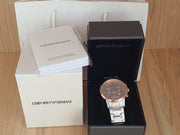 Emporio Armani Men’s Quartz Stainless Steel Gray Dial 43mm Watch AR11077