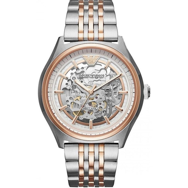 Emporio Armani Men’s Automatic Two-Two Stainless Steel White Dial 43mm AR60002