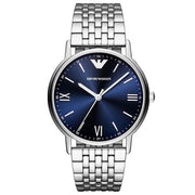 Emporio Armani Men’s Quartz Stainless Steel Blue Dial 41mm Watch AR80010
