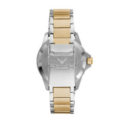 Emporio Armani Men’s Quartz Two-tone Stainless Steel Green Dial 42mm Watch AR80063