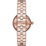 Emporio Armani Women’s Analog Stainless Steel Black Dial 32mm Watch AR11197
