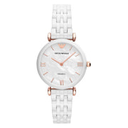 Emporio Armani Women’s Quartz Stainless Steel Mother of pearl Dial 30mm Watch AR1486