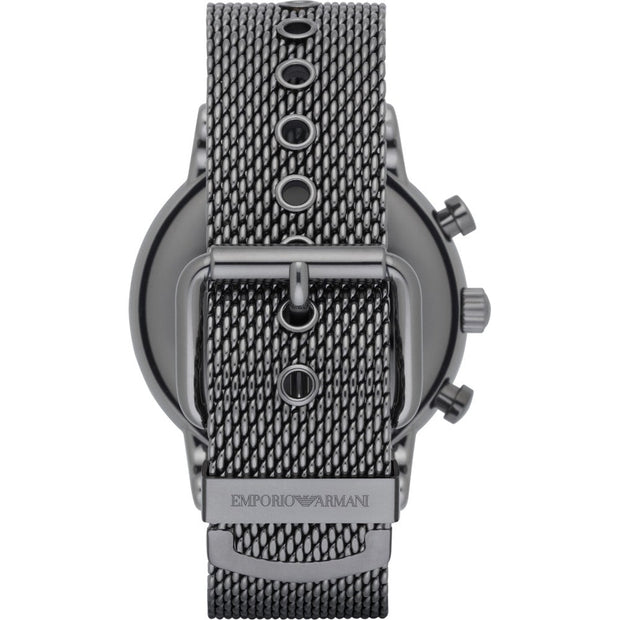 Emporio Armani Men’s Chronograph Quartz Stainless Steel Blue Dial 46mm Watch AR1979