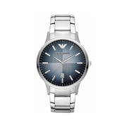 Emporio Armani Men’s Quartz Stainless Steel Blue Dial 43mm Watch AR2472