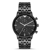 Emporio Armani Men’s Chronograph Quartz Stainless Steel Black Dial 38mm Watch AR1934