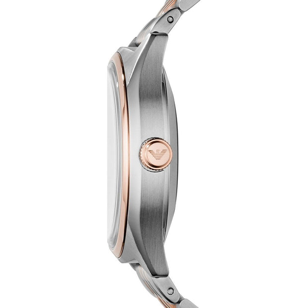 Emporio Armani Men’s Automatic Two-Two Stainless Steel White Dial 43mm AR60002