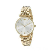Emporio Armani Women’s Analog Stainless Steel Silver Dial 32mm Watch AR1877