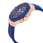 Guess Women’s Quartz Blue Silicone Strap Blue Dial 39mm Watch W0571L1