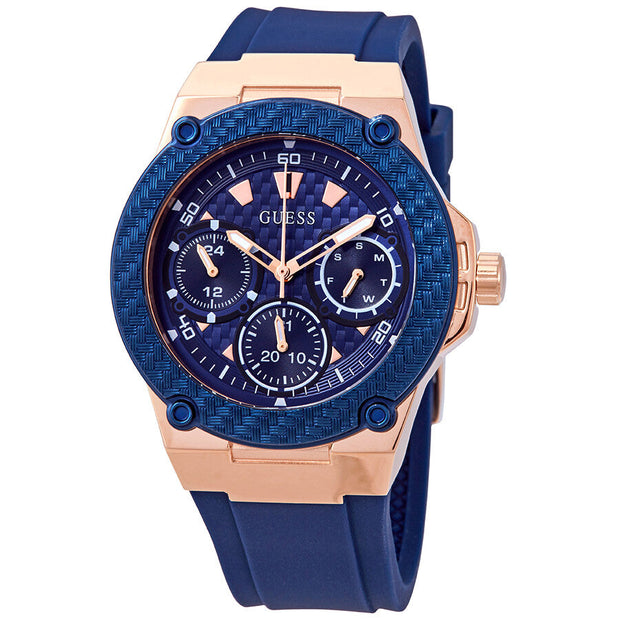 Guess Women’s Quartz Silicone Strap Blue Dial 39mm Watch W1094L2