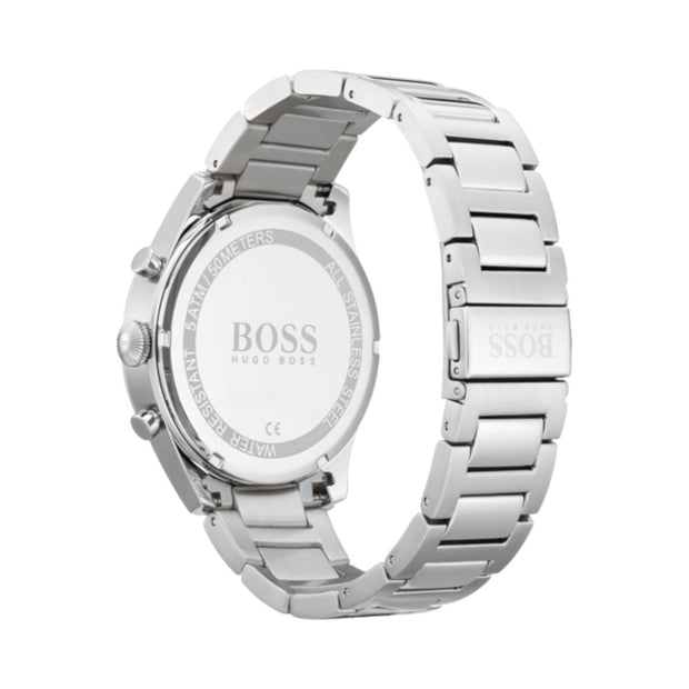 Hugo Boss Men’s Chronograph Stainless Steel Black Dial 44mm Watch 1513712