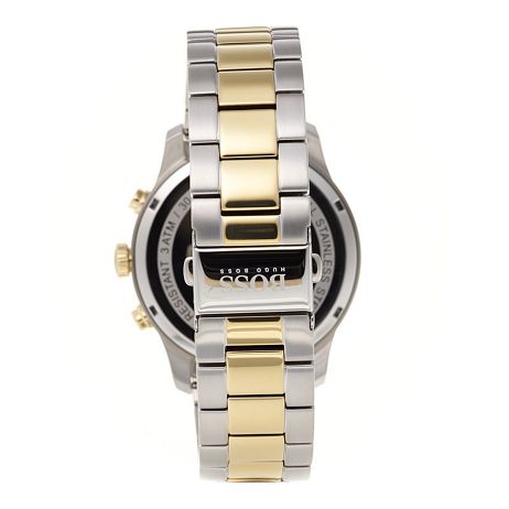 Hugo Boss Men’s Chronograph Quartz Stainless Steel Black Dial 44mm Watch 1513529