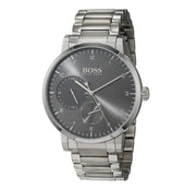 Hugo Boss Men’s Analog Stainless Steel Grey Dial 42mm Watch 1513596