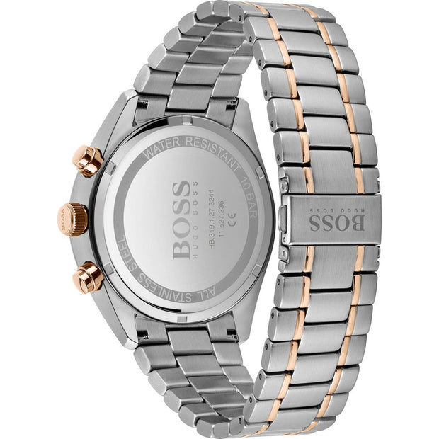 Hugo Boss Men’s Chronograph Stainless Steel Black Dial 44mm Watch 1513819