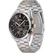 Hugo Boss Men’s Chronograph Stainless Steel Black Dial 44mm Watch 1513819