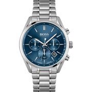Hugo Boss Men’s Chronograph Stainless Steel Blue Dial 44mm Watch 1513818