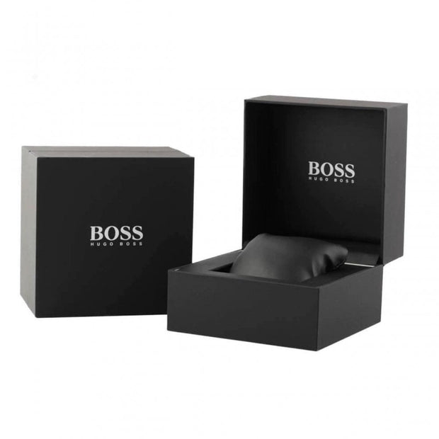 Hugo Boss Men’s Chronograph Quartz Stainless Steel Blue Dial 48mm Watch 1513743