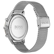 Hugo Boss Men’s Chronograph Stainless Steel Grey Dial 44mm Watch 1513549
