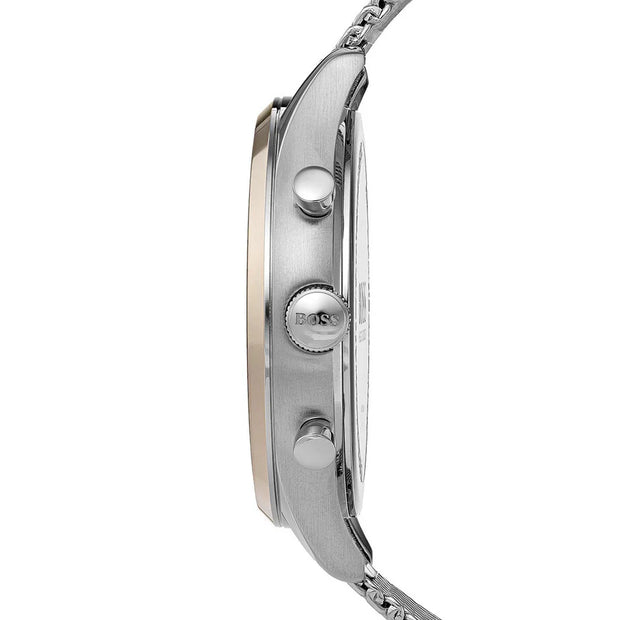Hugo Boss Men’s Chronograph Stainless Steel Grey Dial 44mm Watch 1513549