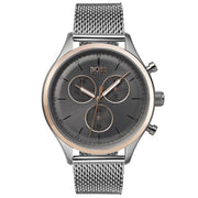 Hugo Boss Men’s Chronograph Stainless Steel Grey Dial 44mm Watch 1513549