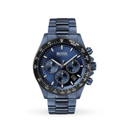 Hugo Boss Men’s Chronograph Quartz Stainless Steel Blue Dial 45mm Watch 1513758