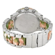 42-20 mint julep chronograph silver dial women's watch women's watch a037-1539