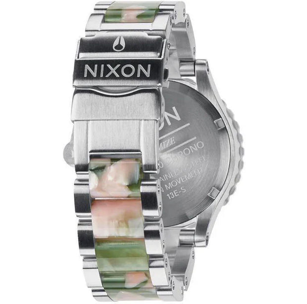 42-20 mint julep chronograph silver dial women's watch women's watch a037-1539