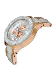 42-20 chronograph rose gold & white unisex watch unisex watch a037-1046