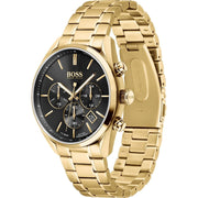 Hugo Boss Men’s Chronograph Stainless Steel Black Dial 44mm Watch 1513848