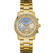 Guess Women’s Quartz Gold Stainless Steel Multicolour Dial 38mm Watch W0774L2