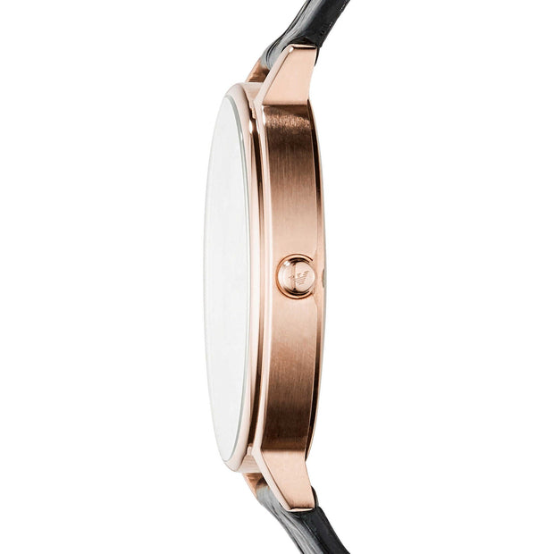 Emporio Armani Women’s Quartz Leather Strap Black Dial 32mm Watch AR11064