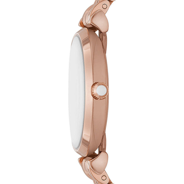 Emporio Armani Women’s Quartz Rose Gold Stainless Steel Silver Dial 32mm Watch AR11446